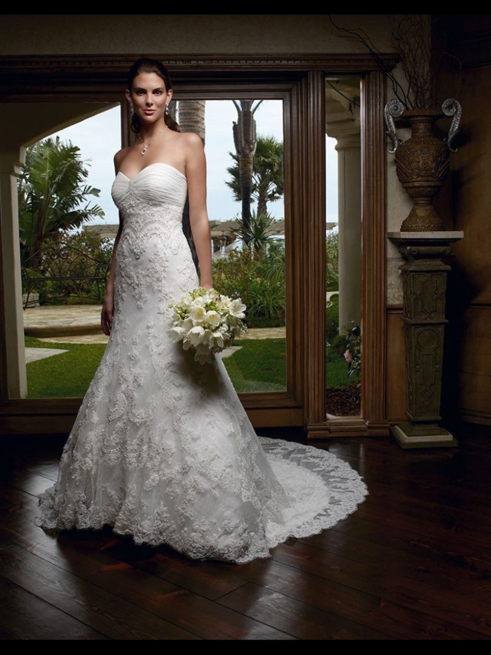 Casablanca Bridal 1914 Size 8 Color Ivory